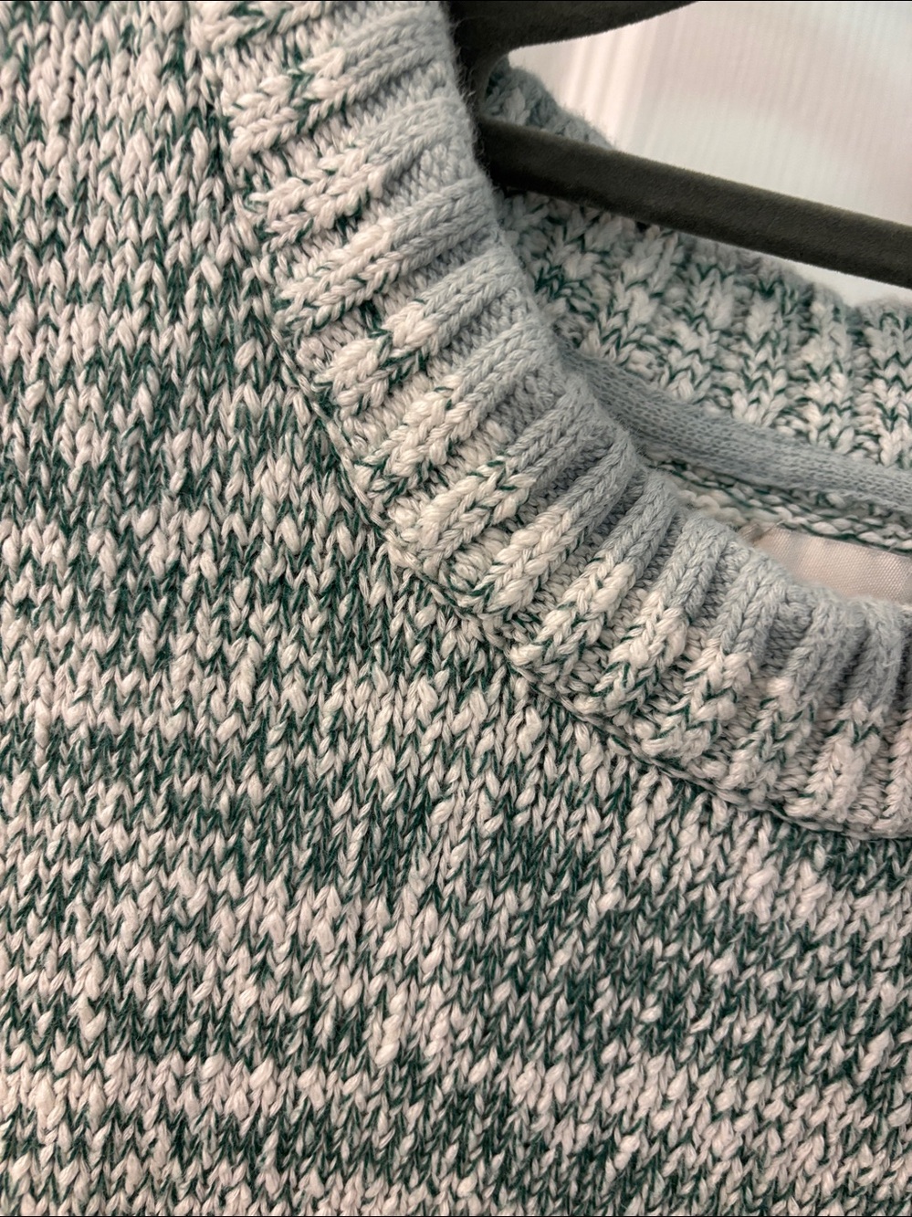 BDG Urban Outfitters Clark Sweater in Green/White, size Large, NWOT - Picture 5 of 10